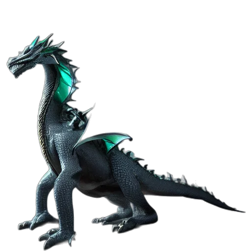 dragon, animal, creature, 3d render transparent PNG cut-out