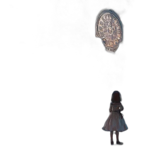 dress, umbrella, crown, robot transparent PNG cut-out