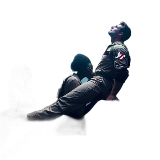 jacket, staff, concept art, 3d render transparent PNG cut-out