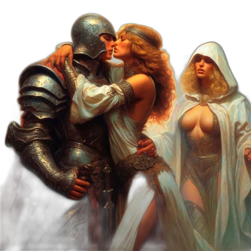 sword, fantasy art, concept art, comic book art transparent PNG cut-out
