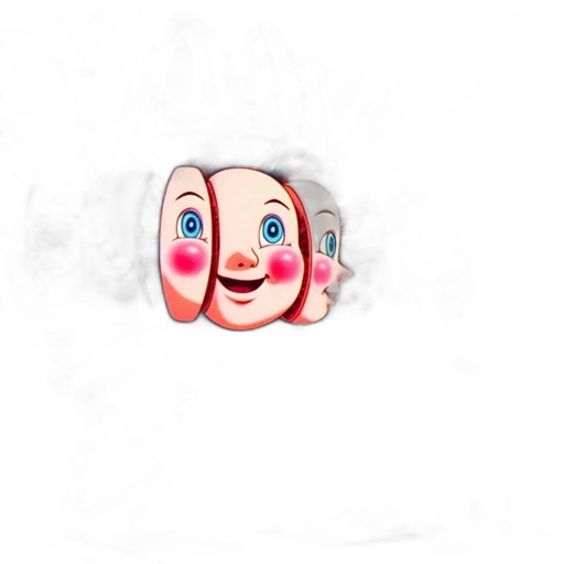 mask, face, creature, staff transparent PNG cut-out