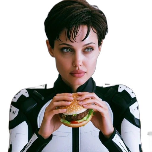 food, robot, jacket, face transparent PNG cut-out