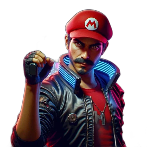 weapon, jacket, face, mask transparent PNG cut-out