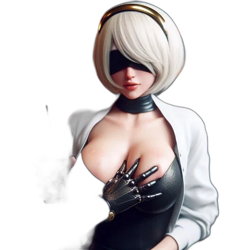 jacket, dress, robot, mask transparent PNG cut-out