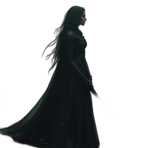 dress, staff, sword, concept art transparent PNG cut-out