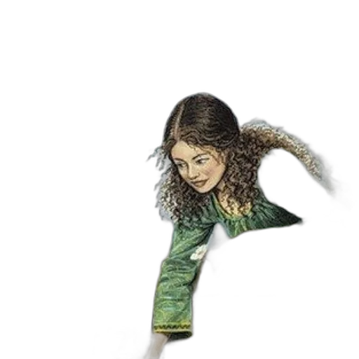 hair, staff, creature, sword transparent PNG cut-out