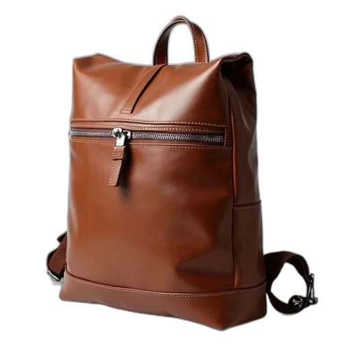 3d render, earth tones, brown, leather transparent PNG cut-out
