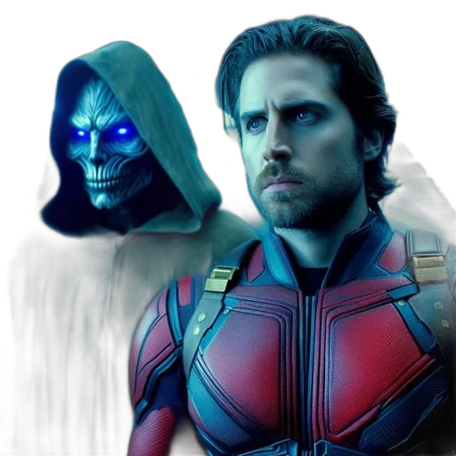 mask, face, concept art, comic book art transparent PNG cut-out