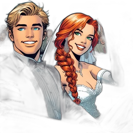 comic book art, concept art, fantasy art, cartoon transparent PNG cut-out