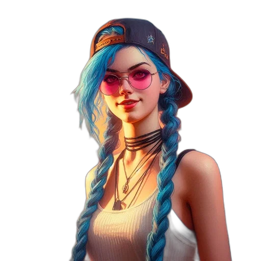 hat, face, jacket, concept art transparent PNG cut-out
