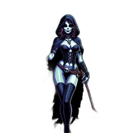 comic book art, concept art, fantasy art, pixel art transparent PNG cut-out