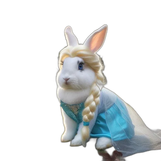 animal, dress, staff, creature transparent PNG cut-out