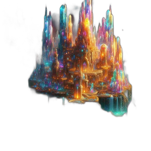 crown, building, sword, robot transparent PNG cut-out