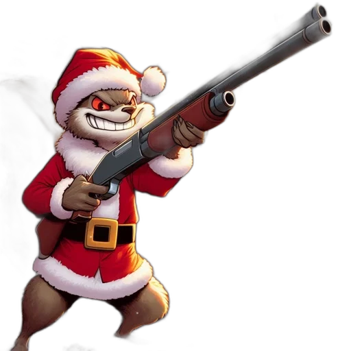 weapon, staff, animal, 3d render transparent PNG cut-out