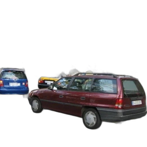 car, 3d render, maroon, station transparent PNG cut-out