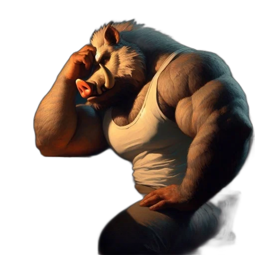 animal, creature, face, concept art transparent PNG cut-out