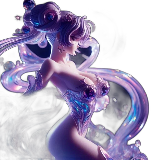dress, fantasy art, concept art, 3d render transparent PNG cut-out