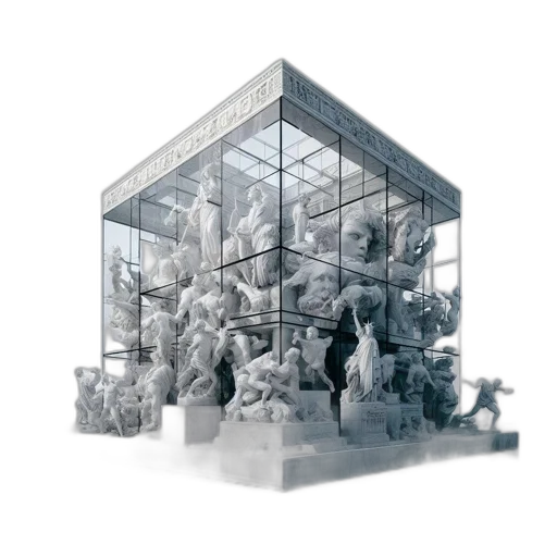 building, 3d render, concept art, photorealistic transparent PNG cut-out