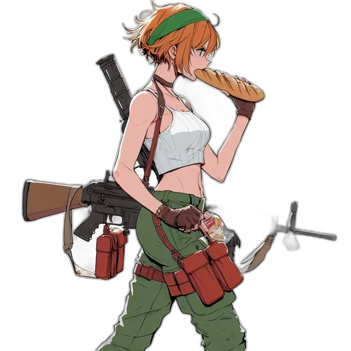 weapon, concept art, pixel art, anime transparent PNG cut-out