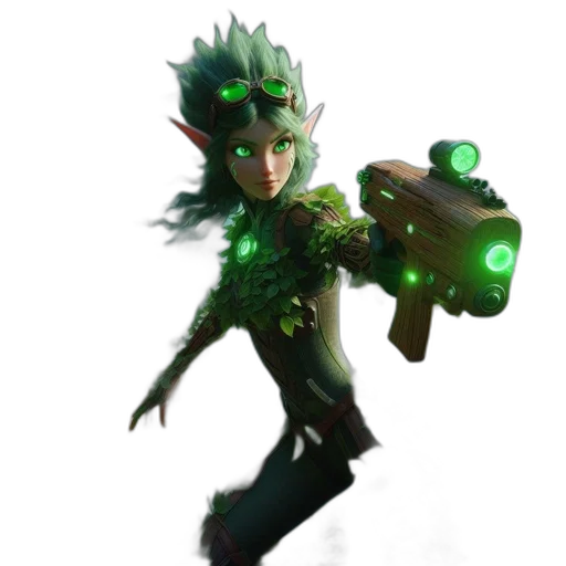 staff, weapon, creature, robot transparent PNG cut-out