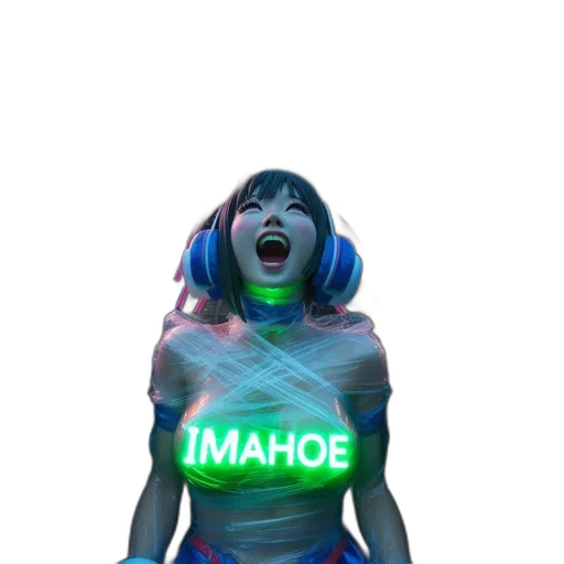 robot, dress, jacket, creature transparent PNG cut-out