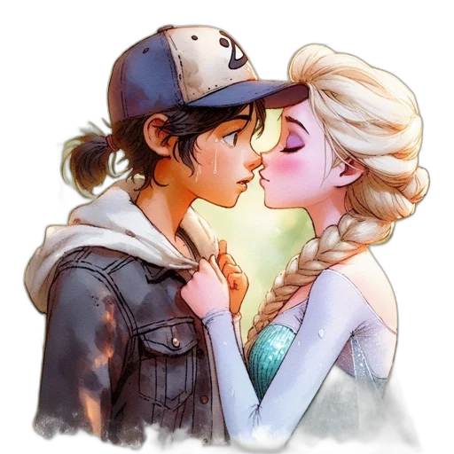 comic book art, pixel art, watercolor, cartoon transparent PNG cut-out