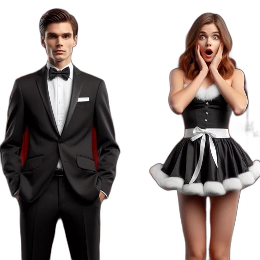 dress, concept art, monochrome, image transparent PNG cut-out