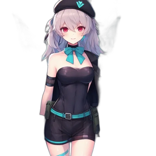 staff, dress, hat, robot transparent PNG cut-out