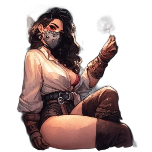 staff, mask, face, weapon transparent PNG cut-out