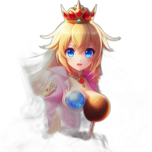crown, weapon, dragon, staff transparent PNG cut-out