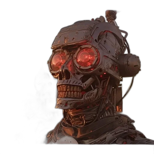 robot, mask, face, creature transparent PNG cut-out