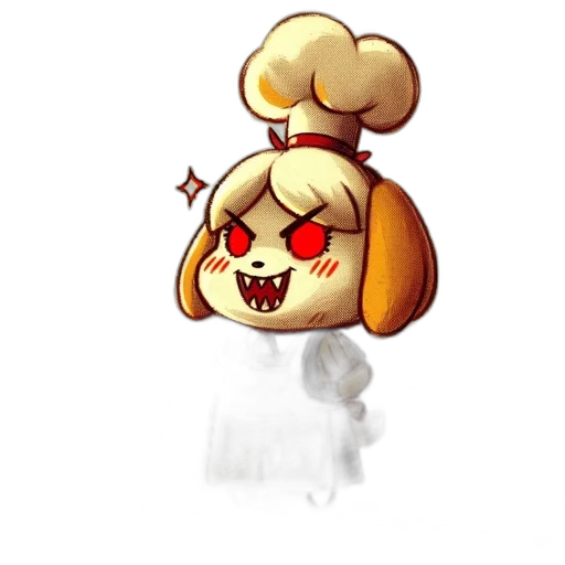 staff, food, mask, creature transparent PNG cut-out