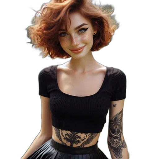 dress, hair, jewelry, face transparent PNG cut-out