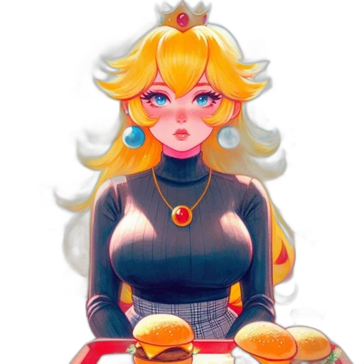 crown, food, dress, staff transparent PNG cut-out
