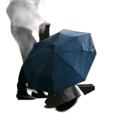 umbrella, jacket, robot, staff transparent PNG cut-out