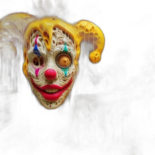 mask, face, creature, crown transparent PNG cut-out