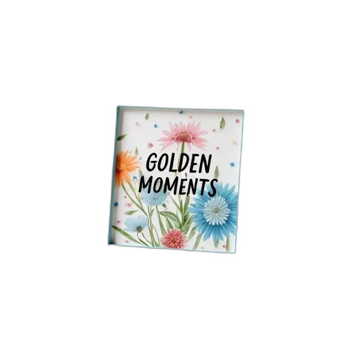 flower, golden, decorative, item transparent PNG cut-out
