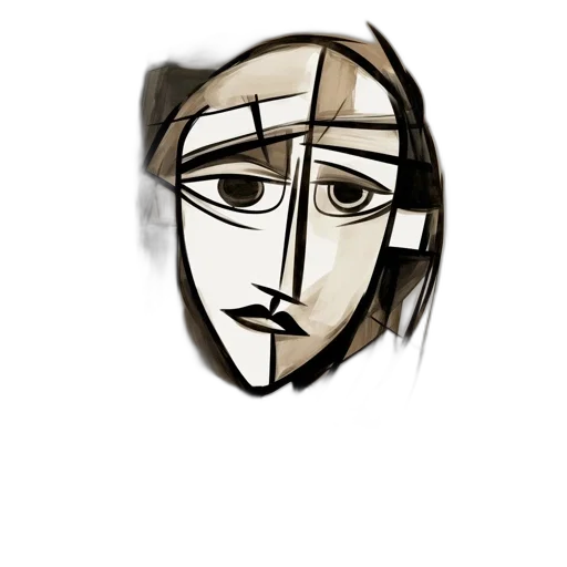 face, mask, jewelry, staff transparent PNG cut-out