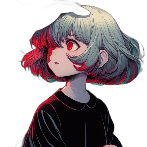 mask, face, hair, creature transparent PNG cut-out