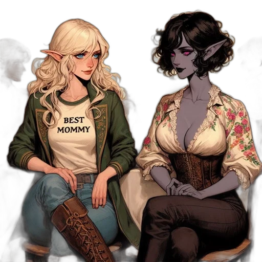 concept art, fantasy art, comic book art, pixel art transparent PNG cut-out