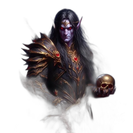 staff, mask, face, fantasy art transparent PNG cut-out