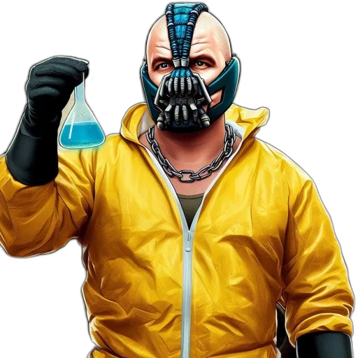 mask, jacket, robot, concept art transparent PNG cut-out