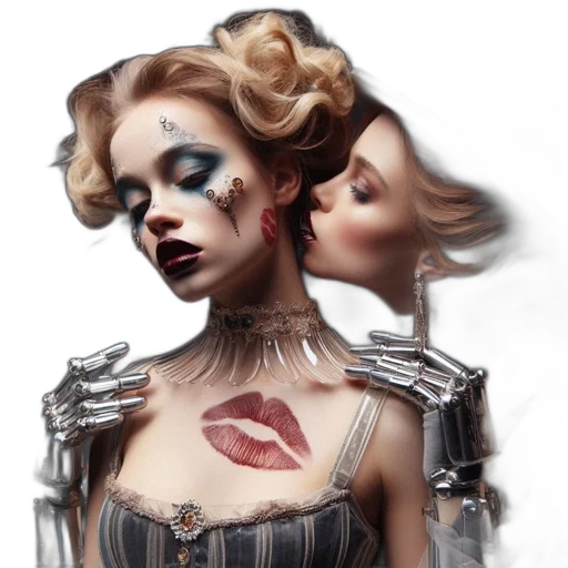 robot, mask, jewelry, face transparent PNG cut-out