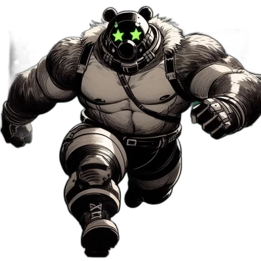 creature, animal, robot, staff transparent PNG cut-out