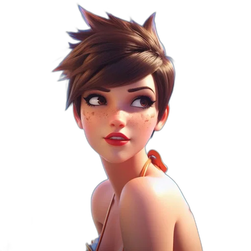 dress, face, staff, crown transparent PNG cut-out