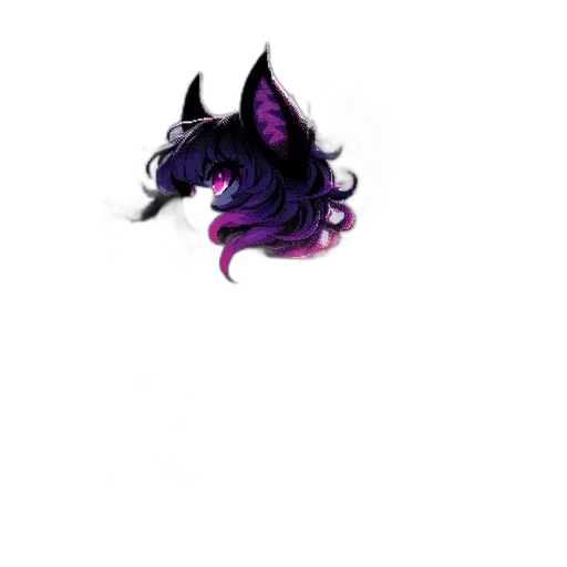 dragon, creature, hair, mask transparent PNG cut-out