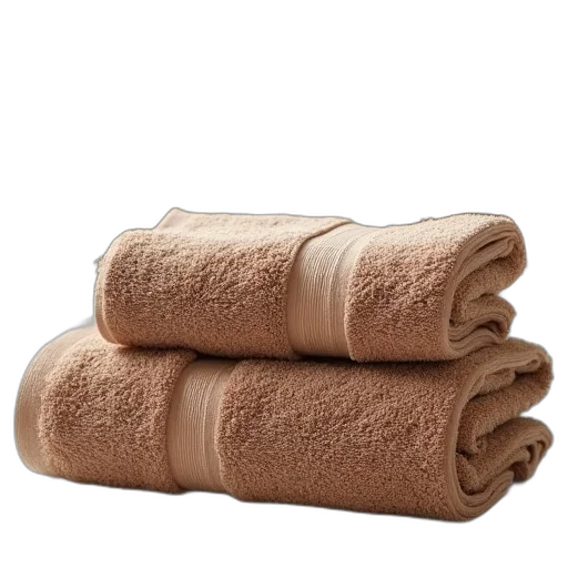 earth tones, golden, towel, set transparent PNG cut-out