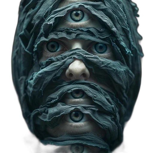 mask, face, creature, crown transparent PNG cut-out