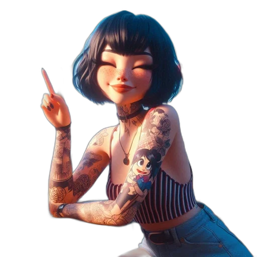 dress, robot, staff, face transparent PNG cut-out