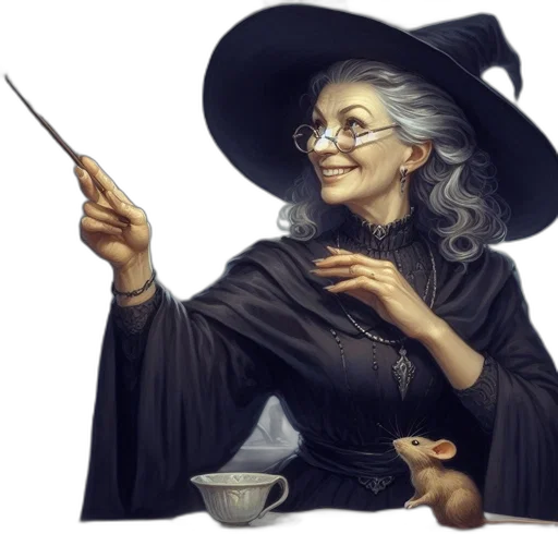 staff, food, hat, fantasy art transparent PNG cut-out